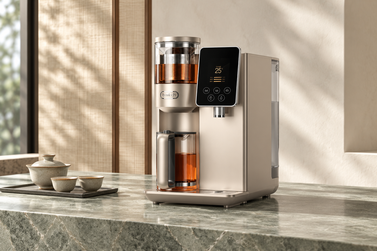 Bewinch S5 tea station in a bright contemporary tea room