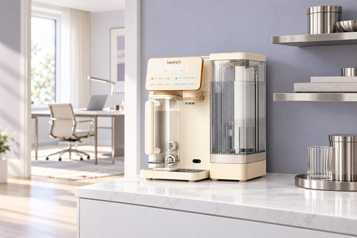 Bewinch G3 at a separate home refreshment counter near a bright study
