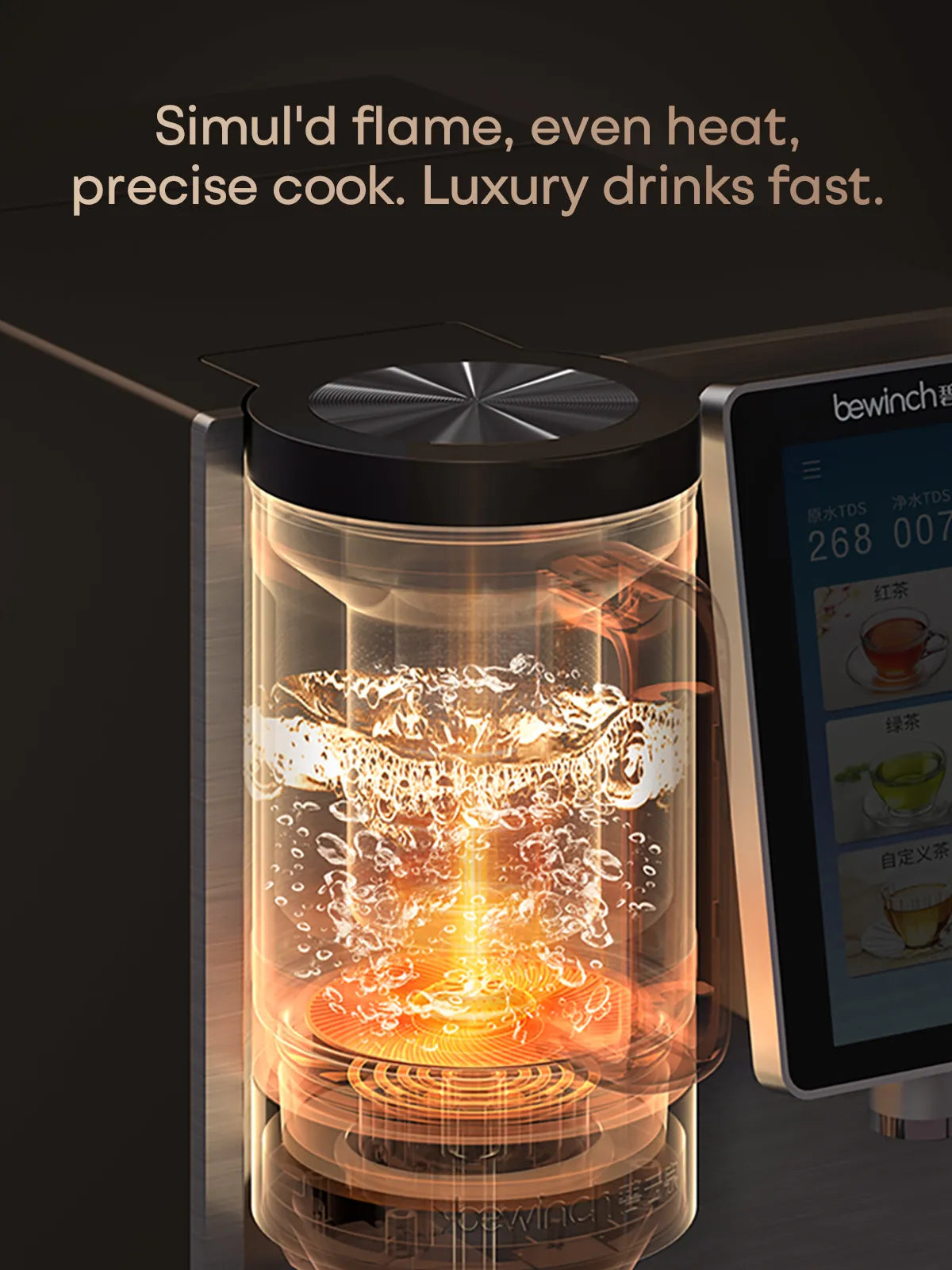 Bewinch S9 Smart Tea Master Water Station – Auto Brew Black Tea, Instant Heating & Alkaline Health Water | All-in-One Purification System RT701M