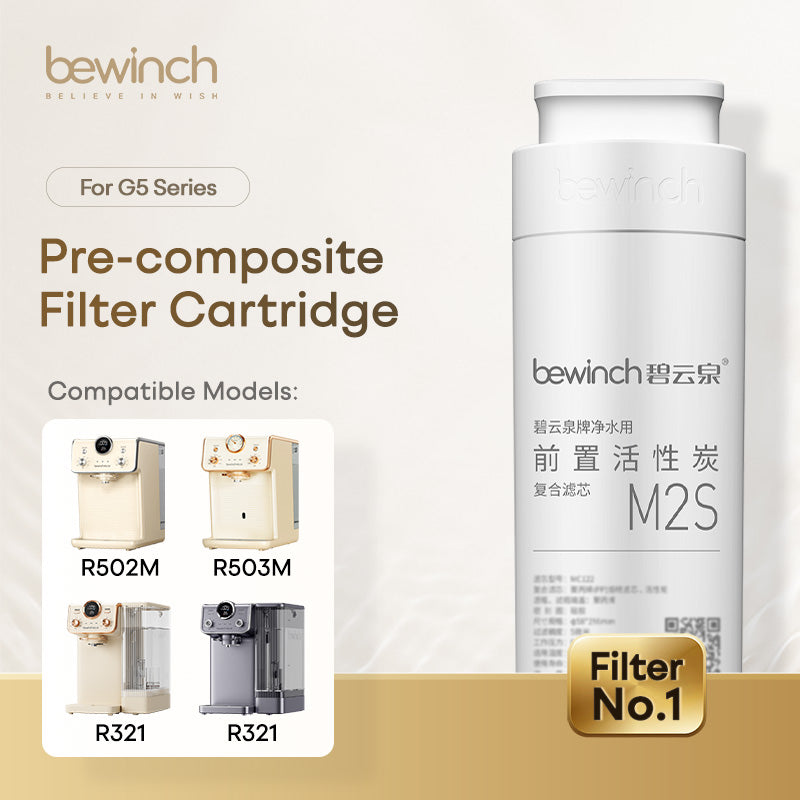 Bewinch Original Filter Cartridge for G5 Series Water Purifier, Model MC122 / R108 / QC114