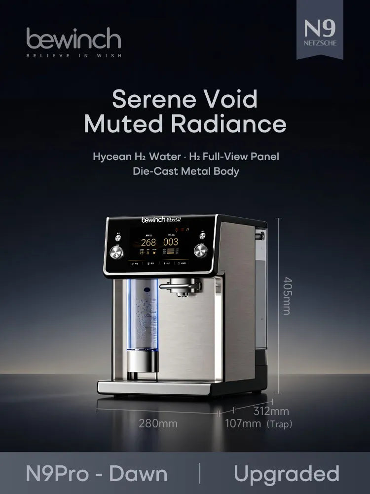 Bewinch N9 Hydrogen-Rich RO Countertop Water Purifier – Instant Hot Direct Drinking for Family Health | Tabletop Household System