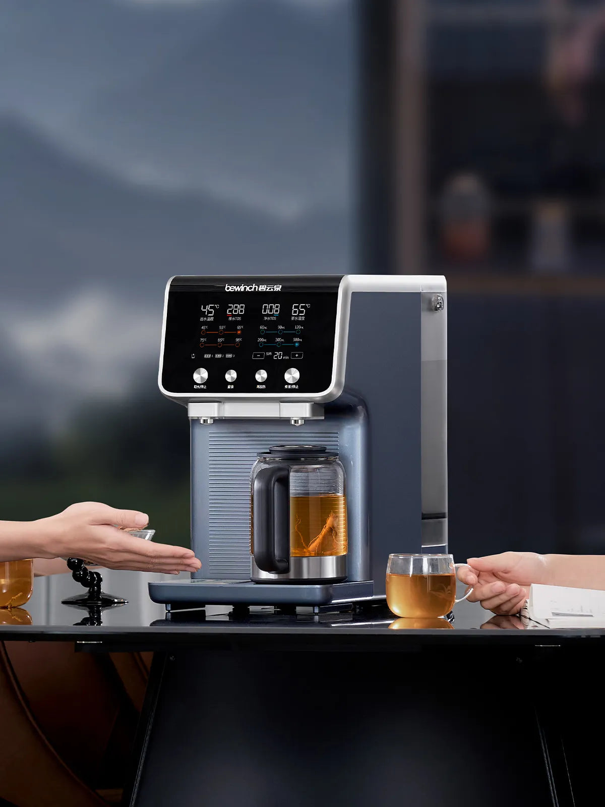 Bewinch G7 Alkaline Water Dispenser – Tea Brewing, Instant Hot/Cold Direct Drinking | Tabletop Health-Preserving Purifier RT510