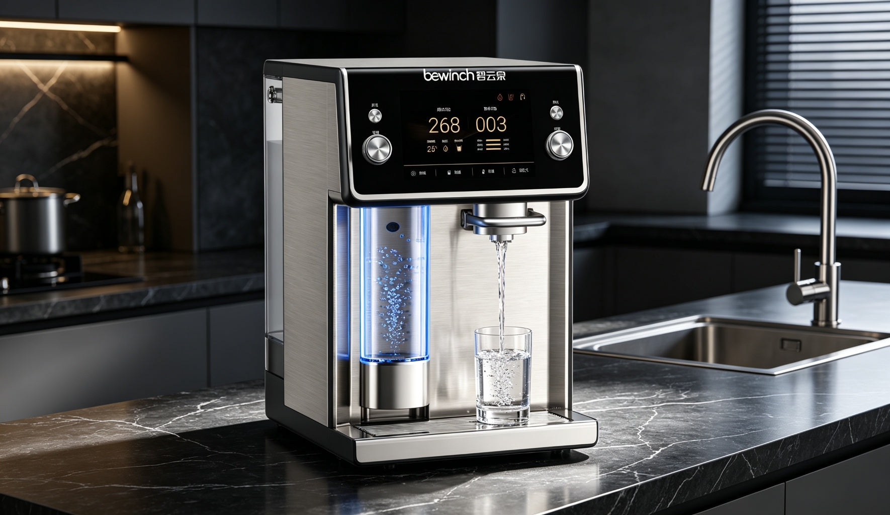 Fresh Hydrogen Water At Home: Bewinch N9 Pro Dawn Premium Metal Water Purifier for Your Personal Wellness Bar