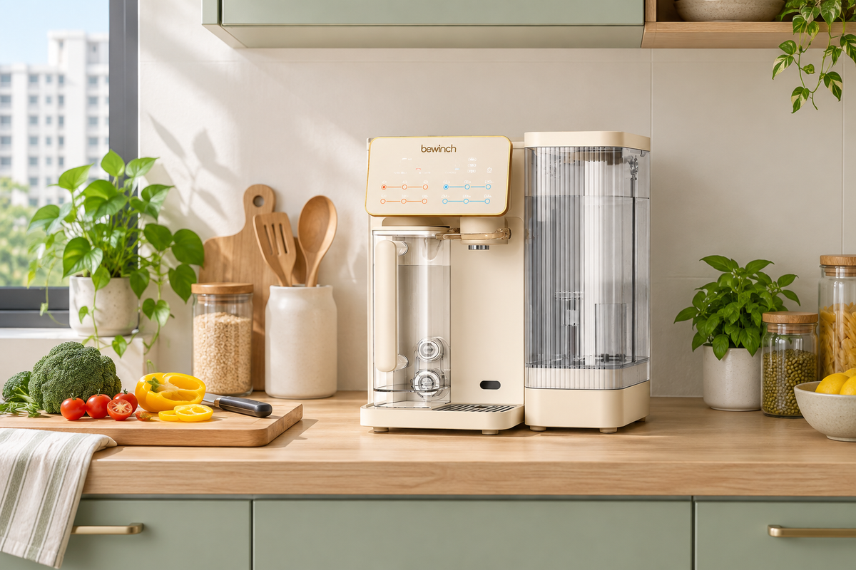 Bewinch G3 aligned with the worktop beside an available food preparation area