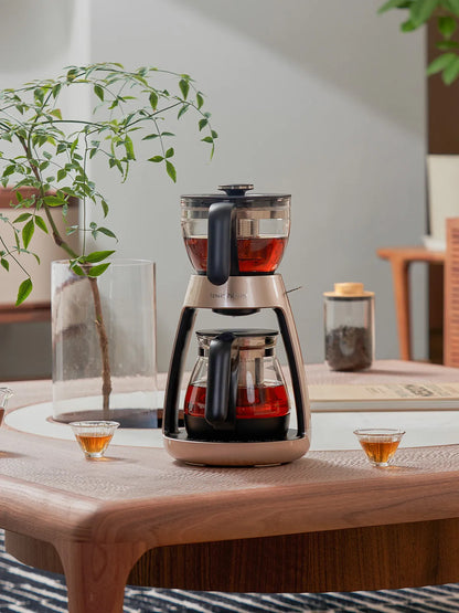 Bewinch S1 Smart Tea Station – 360° Glass Stove for Black/Scented Tea | Compact Office Wellness Kettle with Steaming & Auto Brew HT701