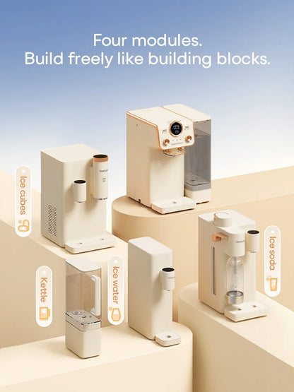 Bewinch G5 Brick Countertop Water Purifier – Instant Hot/Cold/Sparkling Water, RO Filtration with Mineral Infusion, Auto Ice Maker for Home & Office
