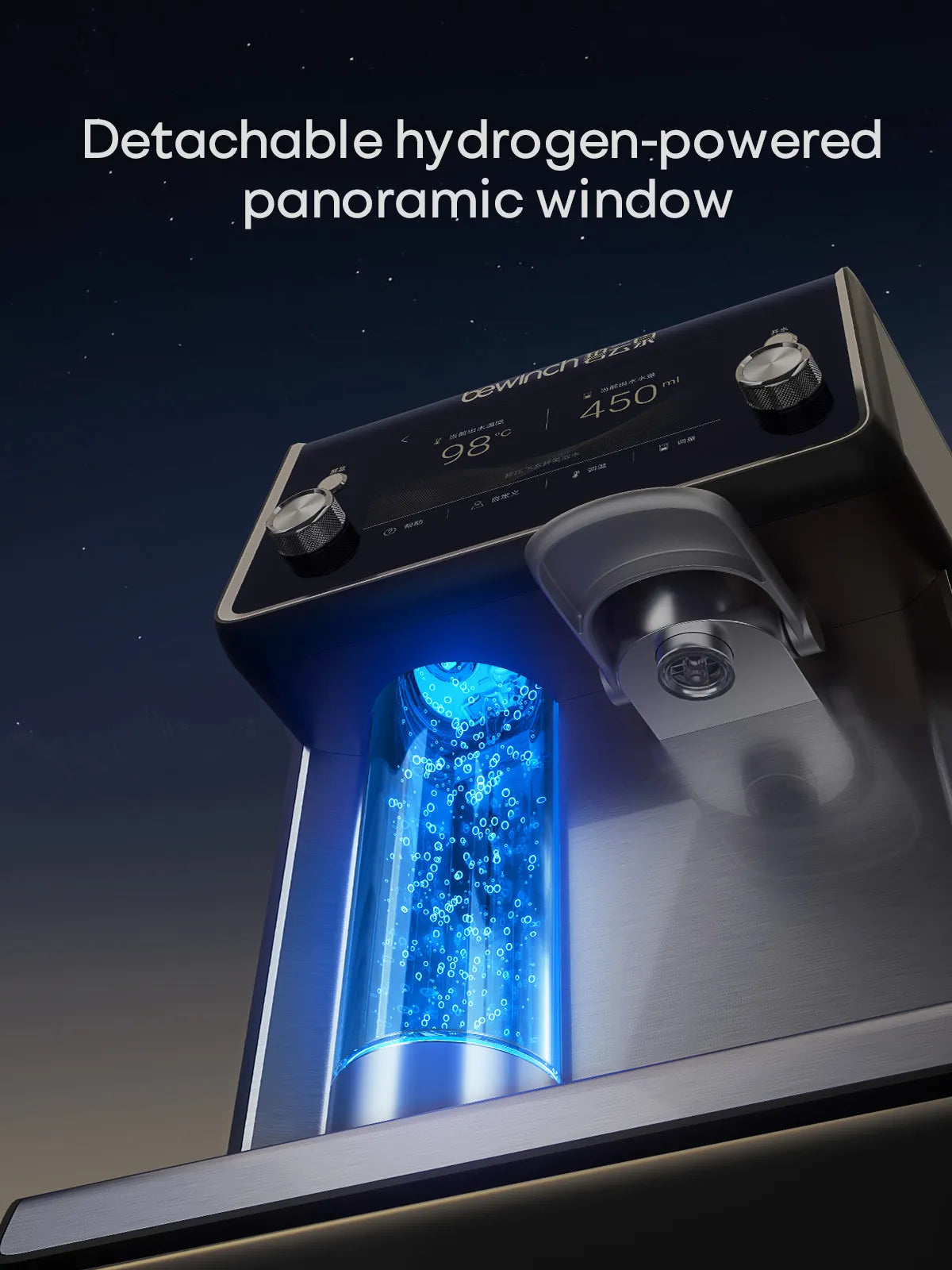 Bewinch N9 Hydrogen-Rich RO Countertop Water Purifier – Instant Hot Direct Drinking for Family Health | Tabletop Household System