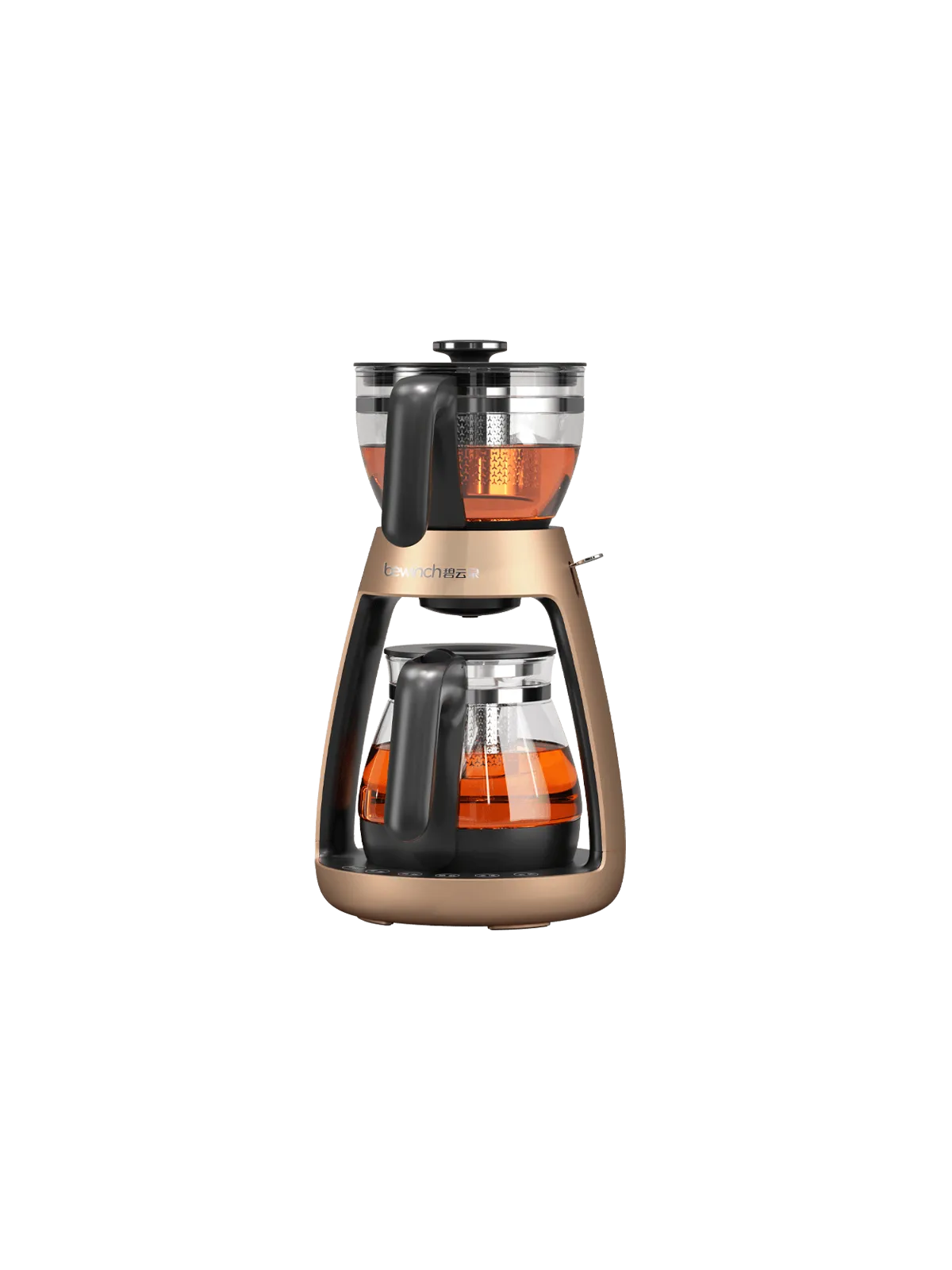 Bewinch S1 Smart Tea Station – 360° Glass Stove for Black/Scented Tea | Compact Office Wellness Kettle with Steaming & Auto Brew HT701