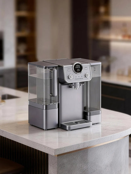 Bewinch G5 Block Countertop Water Purifier – Instant Hot/Cold/Sparkling Water, RO Filtration with Mineral Infusion, Auto Ice Maker for Home & Office
