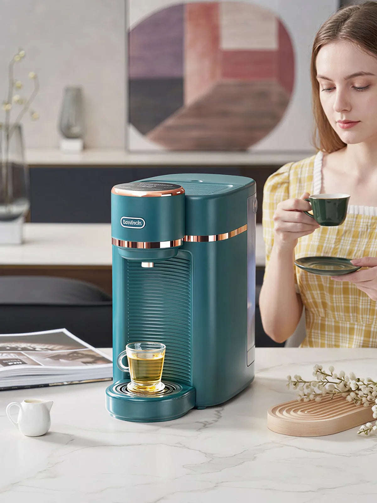 Bewinch M3Pro Ultra Water Dispenser – 0.1μm UF Filtration, 3s Hot&Bacteria Removal | Compact Countertop, No Installation U307