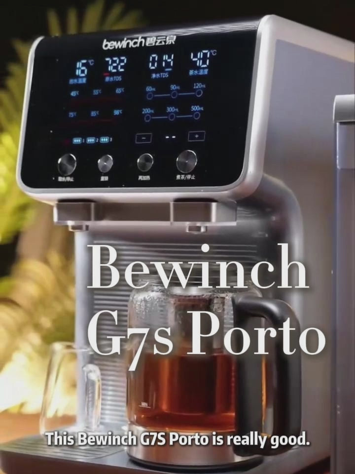 Bewinch G7 Alkaline Water Dispenser – Tea Brewing, Instant Hot/Cold Direct Drinking | Tabletop Health-Preserving Purifier RT510